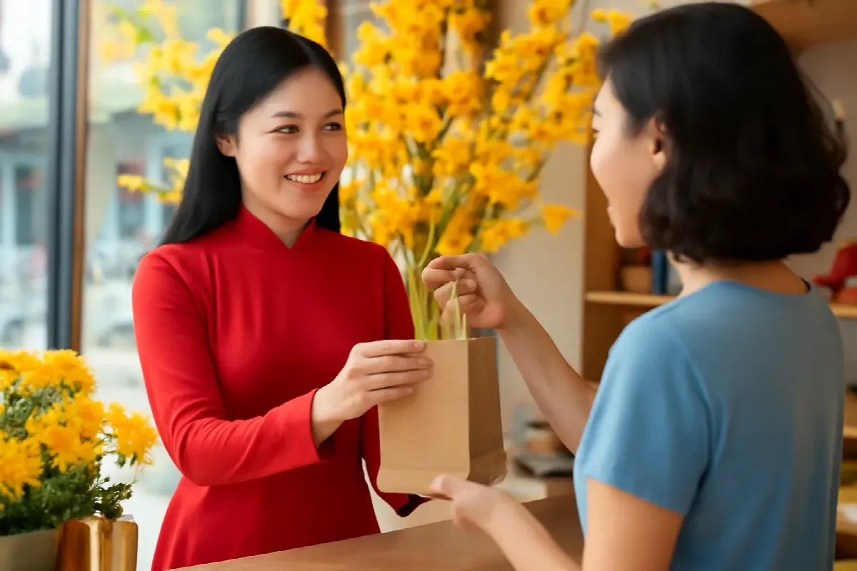 Video chúc Tết, tri ân khách hàng: lời chúc kèm lịch nghỉ khách cần