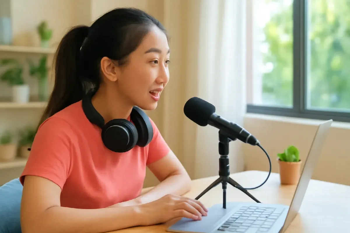 Viết lời đọc cho video: một dòng chữ vừa để tai nghe vừa để mắt đọc